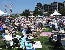 The crowd at Blues by the Bay, Vol. 11. Photo by Bob Doran.