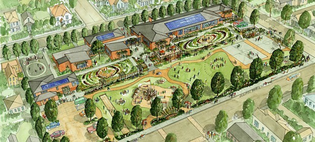 Plans for the Jefferson School site. - RENDERING BY JULIAN BERG
