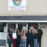 the friendly faces of Angels of Hope thrift store