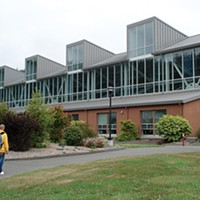 The Learning Resource Center on the eureka campus of college of the redwoods.