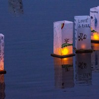Photos from the Lantern Floating Ceremony