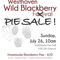 Westhaven's Blackberry Pie Fire Sale