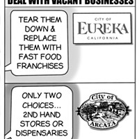 Vacant Businesses in Two Towns