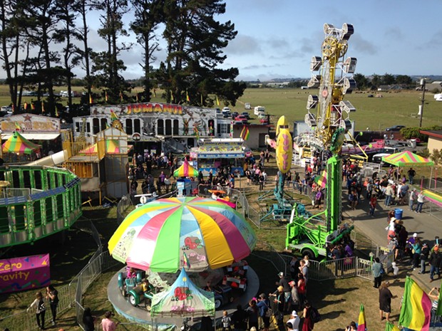 The view from the Ferris wheel at the Humboldt County Fair. - PHOTO BY JENNIFER FUMIKO CAHILL