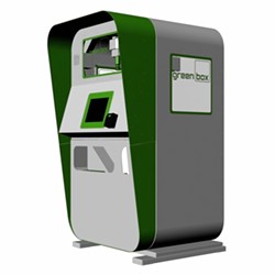 The Green Box vending machine. - HTTPS://GREENBOXROBOTICS.COM/