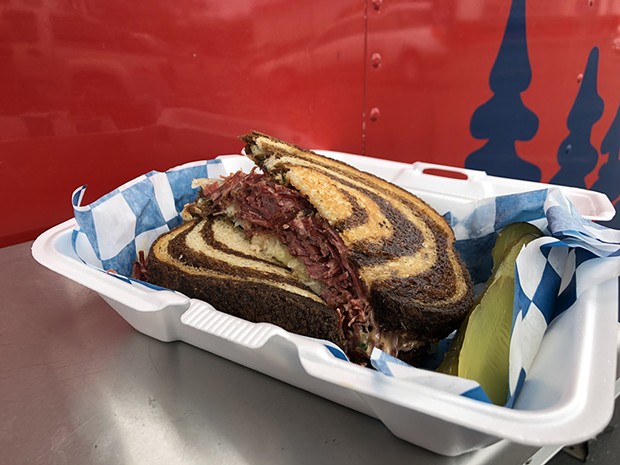 The Reuben special that should maybe work its way onto the menu. - PHOTO BY JENNIFER FUMIKO CAHILL