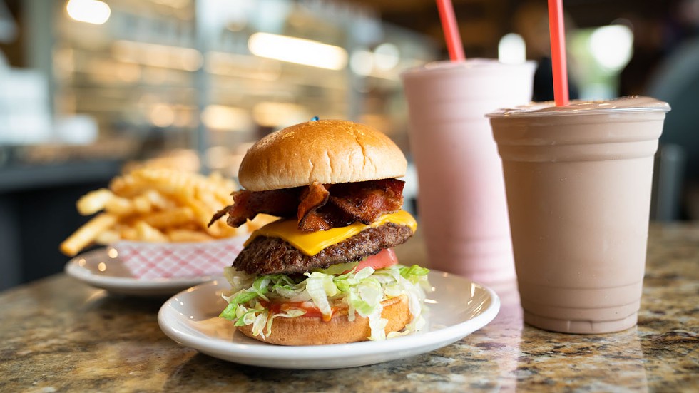 Burgers, fries and shakes at Toni's. - ZACH LATHOURIS.
