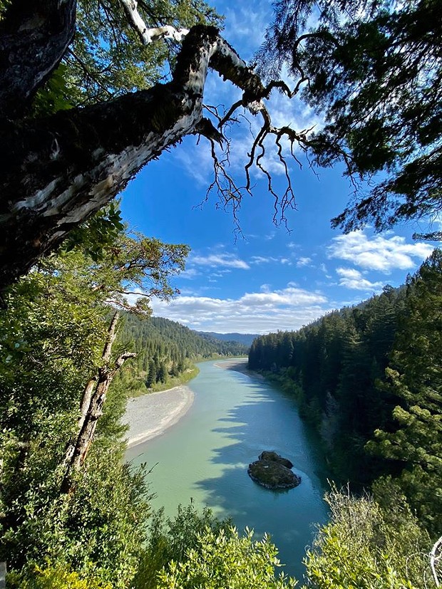 View from above the Eel River. - ROWDY KELLEY/HUMBOLDT GEOGRAPHIC