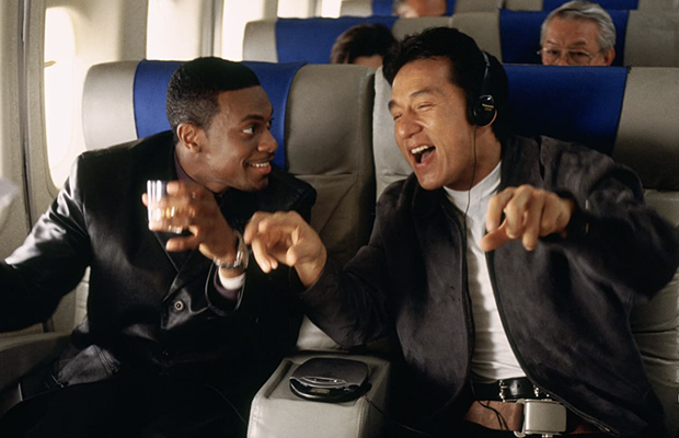 Chris Tucker and Jackie Chan in Rush Hour (1998)