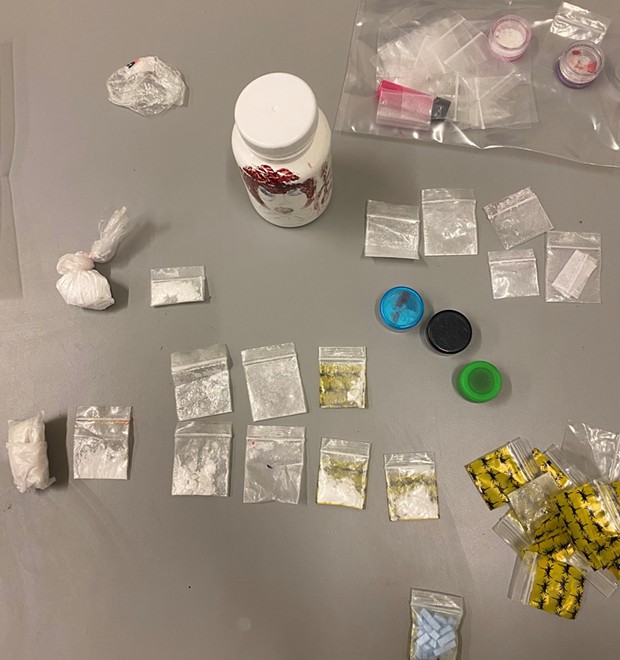 Evidence found in the Jan. 20 arrest. - HUMBOLDT COUNTY DRUG TASK FORCE