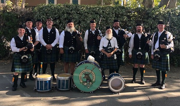 the Humboldt Highlanders Pipe Band - SUBMITTED