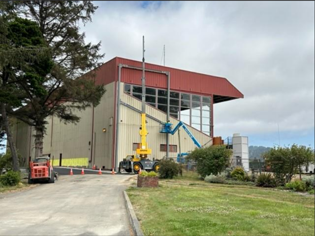 Repair work to the grandstands at the Humboldt County Fairgrounds. - COURTESY OF THE COUNTY OF HUMBOLDT