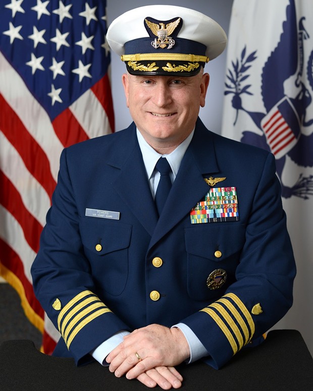 U. S. Coast Guard Captain Scott B. Powers. - SUBMITTED