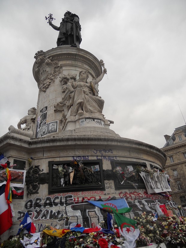 Plaza de République, Paris, on Nov. 30. - DAVID SIMPSON