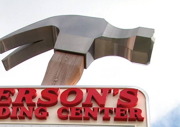 The Big Hammer at Pierson's. - COURTESY OF PIERSON'S BUILDING CENTER