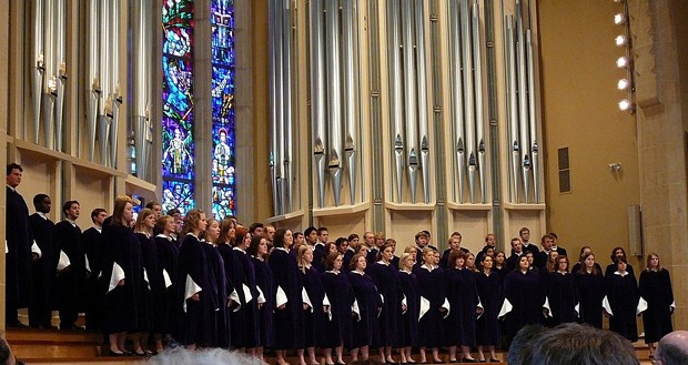 St. Olaf Choir singing in Boe Chapel, St. Olaf College - BY RUDOLFDIESEL