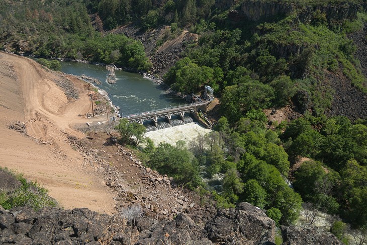 Copco 2 Dam Comes Down on the Klamath