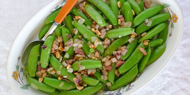 Sugar snap peas are the sweet taste of spring.