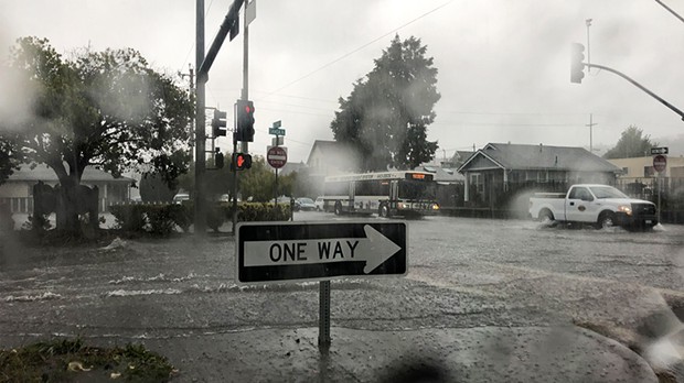 Arcata during a Sept. 18 downpour.