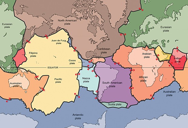 It took confirmation of sea floor spreading in the early 1960s to validate Alfred Wegener's 1912 "continental drift" model of Earth's lithosphere (crust) existing as separate, floating tectonic plates.