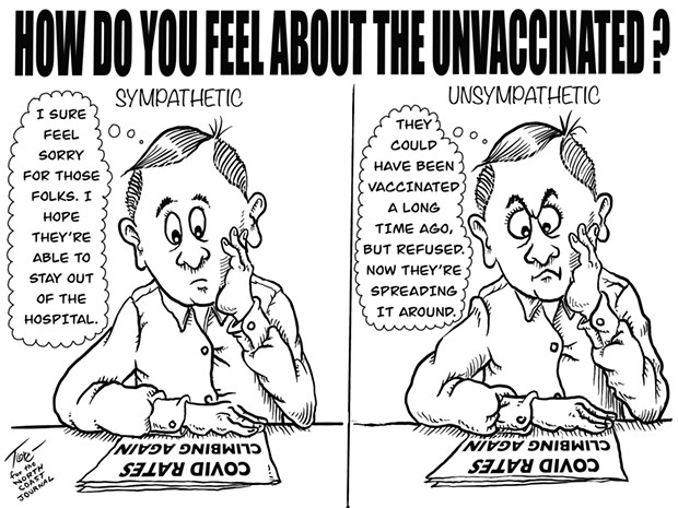 How do you feel about the Unvaccinated?