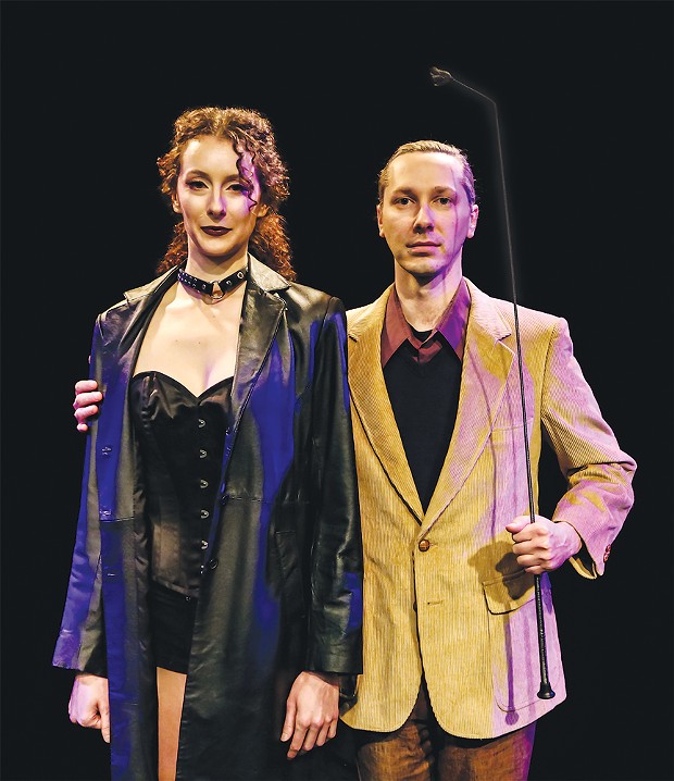 Kathryn Cesarz and Jesse March in Venus in Furs.
