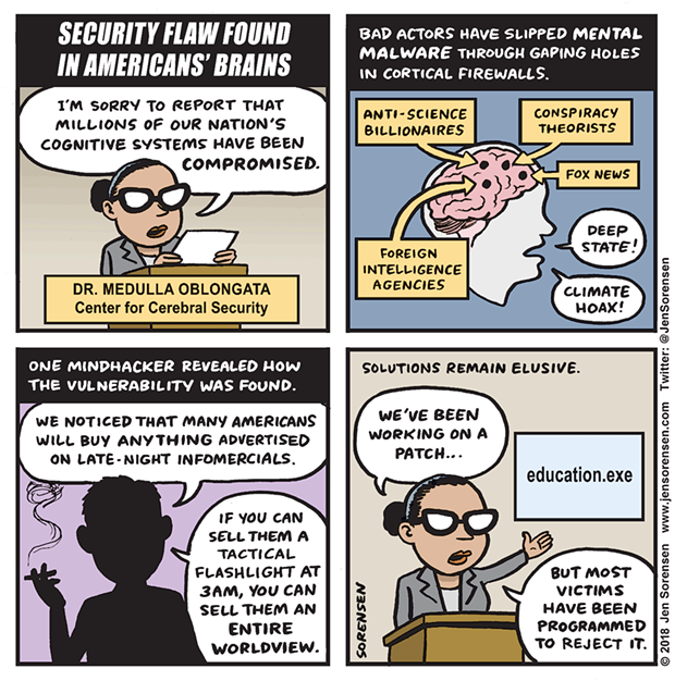 Security Flaws Found in American's Brains