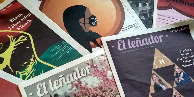 El Leñador newspaper 2020 covers