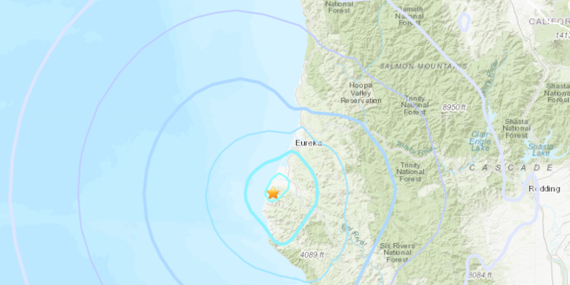 UPDATED: Preliminary 4.6 Quake Hits Near Ferndale