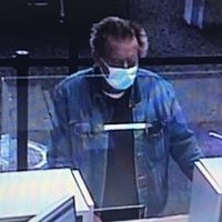 The suspected bank robber.