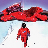 A still from the 1988 anime classic Akira by Katsuhiro Otom.