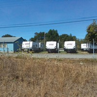 Four months after their arrival, Arcata's seven FEMA trailers meant to shelter the homeless remain empty.