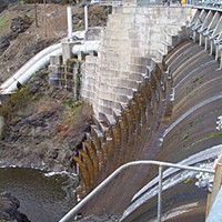 Copco Dam on the Klamath River.