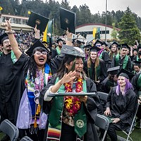 The Class of 2023 celebrates at their graduation on May 13.