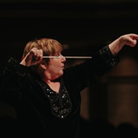 Carol Jacobson, Music Director & Conductor of the Eureka Symphony.
