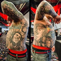 "Gucci" commits to some icons by Juan Gonzalez of Exclusive Ink also from Salinas, California.