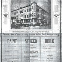 A 1924 advertisement touting the modernization of the Carson Block building.
