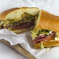 Open your mind to pastrami on your Italian sub.