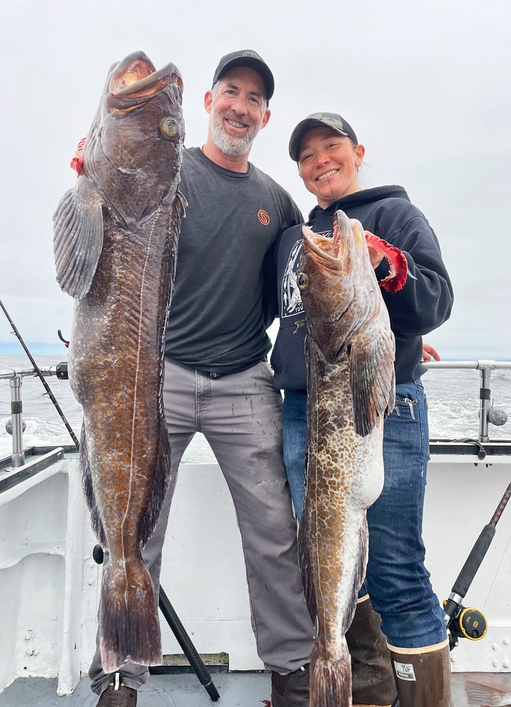 Coastal Rock and Lingcod fishing today! Pretty windy and of course