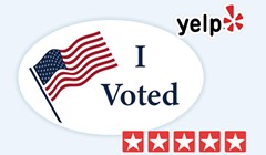 Yelp Reviews of Voting