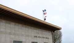 Judge Rules Arcata Can't Put Earth Flag on Top