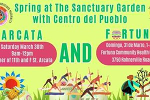 Spring at the Sanctuary Garden of Arcata and Fortuna with Centro del Pueblo