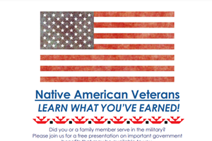 Native Veterans Benefits: Free Presentation and Dinner