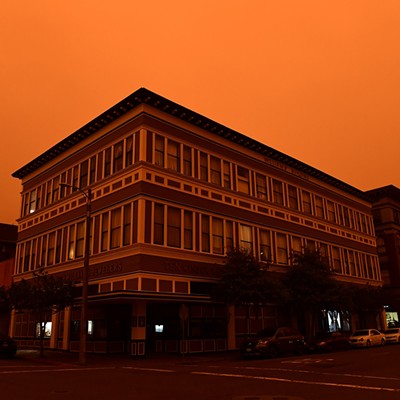 Orange Skies in Eureka