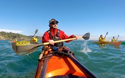 Paddling Trinidad Bay / Photo courtesy of Pacific Outfitters
