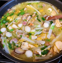 PHOTO BY WENDY CHAN - A hearty soup for a family New Year celebration.