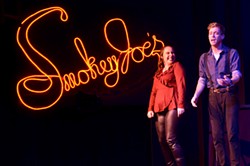 PHOTO BY KRISTI PATTERSON, SUBMITTED - Elizabeth Whittemore and Jordan Dobbins in Ferndale Repertory Theatre's Smokey Joe's Caf&eacute;.