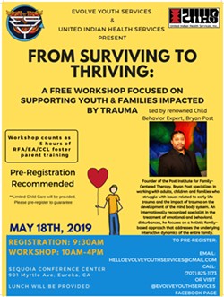 May 18th - From Surviving to Thriving: A free workshop focused on supporting youth and families impacted by trauma - Uploaded by SEdwardes