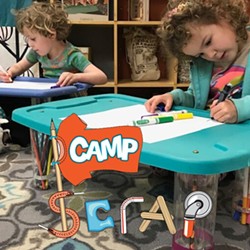 Campers will learn to innovate and exercise their problem solving skills by learning about art concepts and creative reuse! - Uploaded by Education SCRAP Humboldt