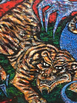tiger detail - Uploaded by mshowabauten